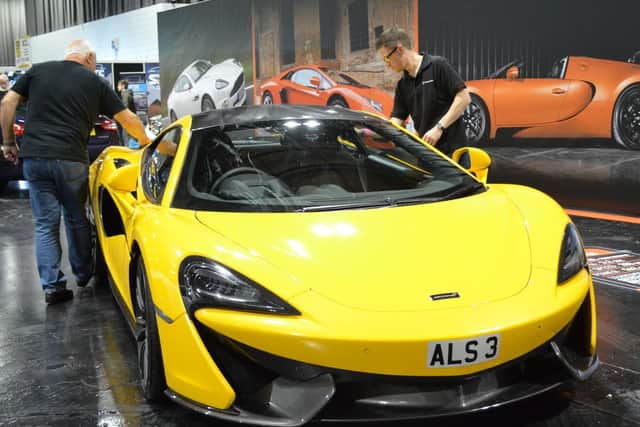 A wide selection of motoring exotica and racing cars featured in the festival. Picture: Kevin Stewart