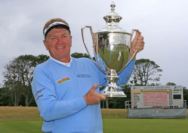 Paul Broadhurst said he 'loves links golf' after his Scottish Seniors Open victory. Picture: Getty.