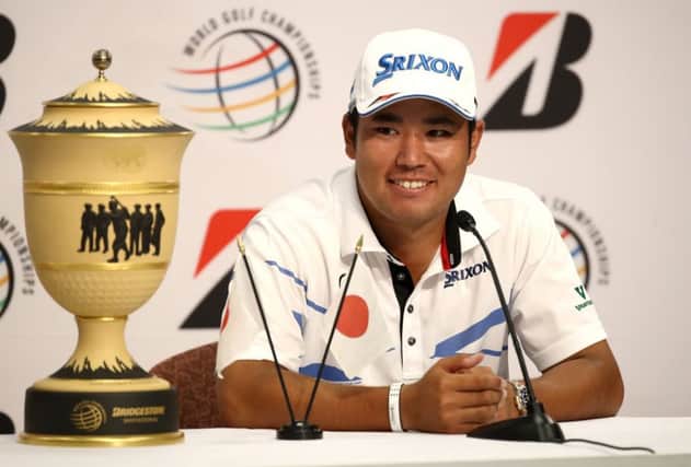 Japan's Hideki Matsuyama won his second WGC title with victory in the Bridgestone Invitational in Akron, Ohio. Picture: Getty Images