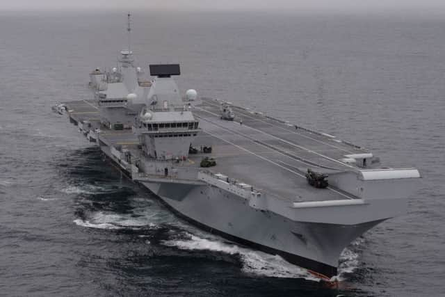 HMS Queen Elizabeth is expected to arrive in her new home port within weeks. Picture: PA