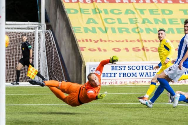 Michael OHallorans late strike at Kilmarnock on Saturday gave St Johnstone all three points in their Premiership opener. Picture: SNS.