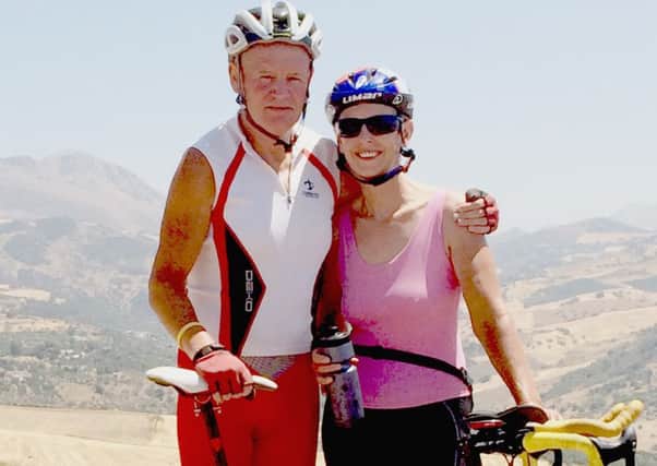 Hugh Forgie was first diagnosed with CLL after a cycling accident on holiday in Tenerife lead to a blood test which found leukaemia
