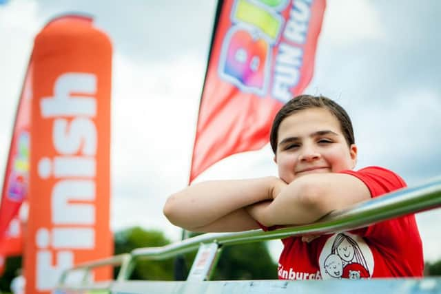 Hope Gilmour at the finish line. Picture: Supplied