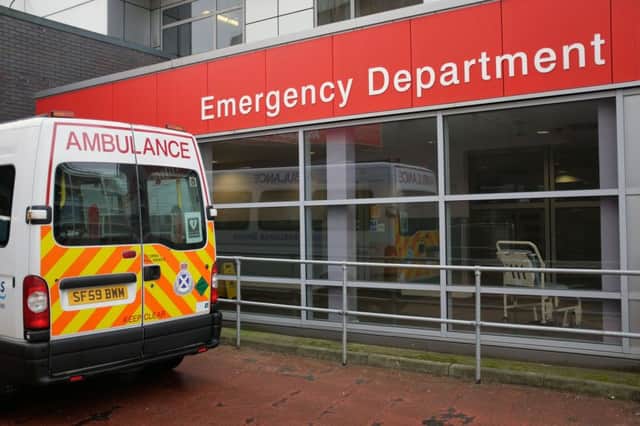 More than 95% of the 25,405 people who attended A&E during the week ending July 30 were seen and either admitted, transferred or discharged within 4 hours. Picture: John Devlin