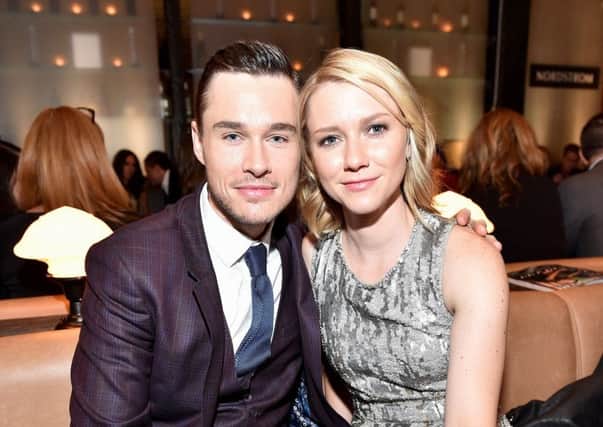 Sam Underwood and his wife Valorie Curry. Picture: Mike Windle/Getty Images