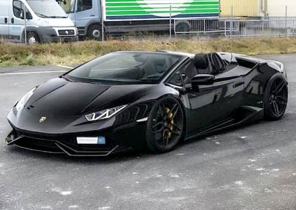 The missing Lamborghini was found in a shipping container bound for west Africa. Picture: SWNS