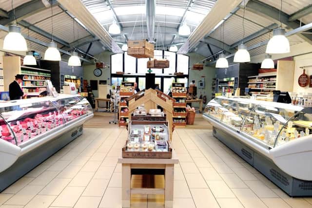 Top Scottish produce is sold in places like Hopetoun Farm Shop in West Lothian. Picture: Michael Gillen.