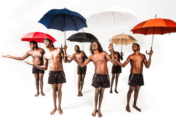 The Djuki Mala dancers have honed their craft and are now slicker and funnier than ever. Picture: Sean Young - SYC Studios