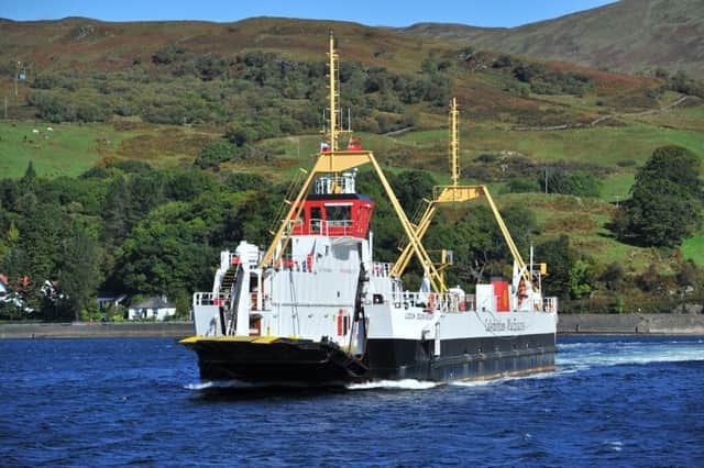 The Loch Dunvegan sails to the Isle of Bute from Colintraive on the Cowal peninsula, a distance of 410m. Picture: Robert Perry/TSPL