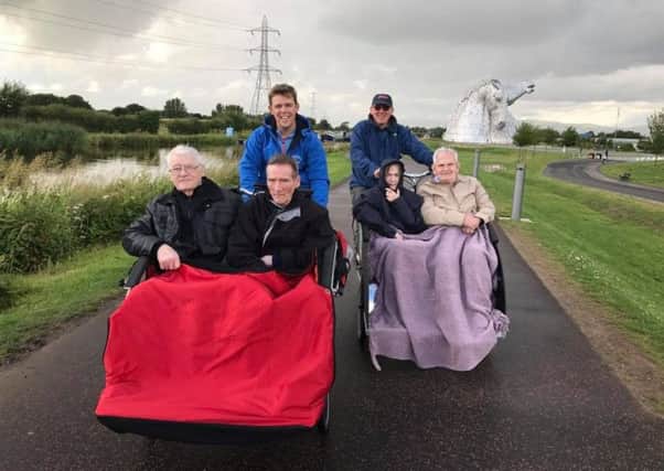 Cycling Without Age Falkirk could be set to rolled out across Scotland. Picture: Cycling Without Age Falkirk Facebook