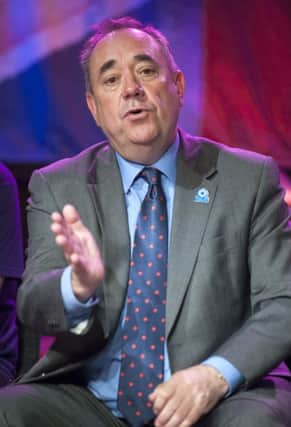 Alex Salmond is making his Fringe debut.