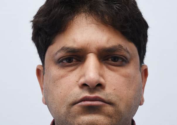 Nadeem Muhammad, who has been found guilty of possession of explosives with intent to endanger life or property after a pipe bomb was found in his hand luggage at Manchester Airport. Picture: Greater Manchester Police/PA