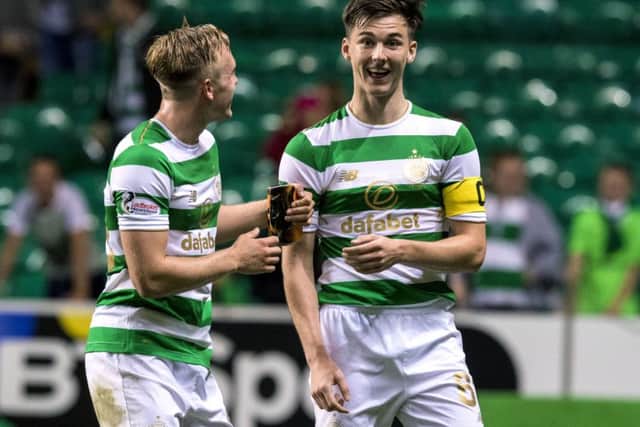 Celtic's Kieran Tierney and Calvin Miller came through the academy. Picture: SNS/Alan Harvey