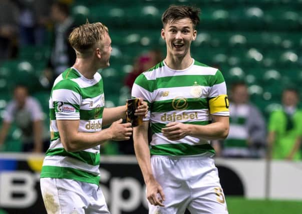 Celtic's Kieran Tierney and Calvin Miller came through the academy. Picture: SNS/Alan Harvey