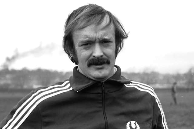 Graham Hogg pictured in 1978, when he played for Scotland in the Five Nations Championship. Picture: Jack Crombie