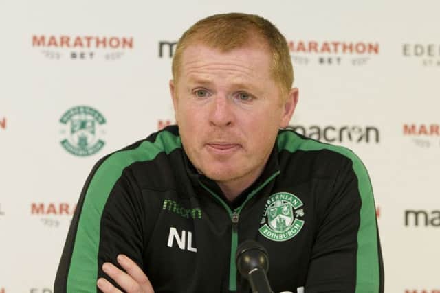 Hibernian manager Neil Lennon wants his players to focus on playing the game. Picture: SNS