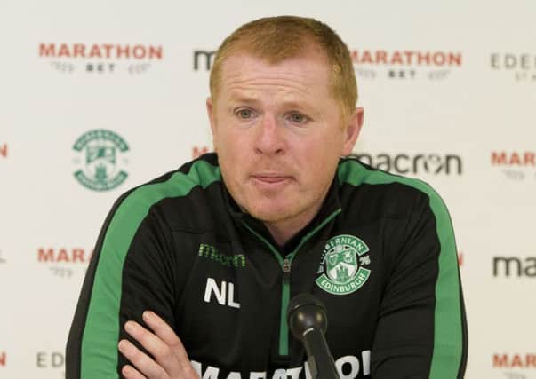Hibernian manager Neil Lennon wants his players to focus on playing the game. Picture: SNS