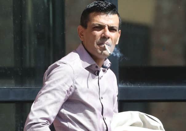 Abdul Sabe  arriving at Newcastle Crown Court who has been found guilty  following the force's Operation Shelter into child sexual exploitation in Newcastle. Picture: Owen Humphreys/PA Wire