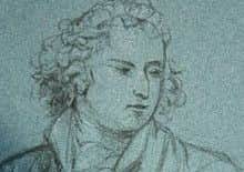 A contemporary drawing of Thomas Muir in 1790 by David Martin. Muir was sentenced to deportation three years later. Picture: Contributed