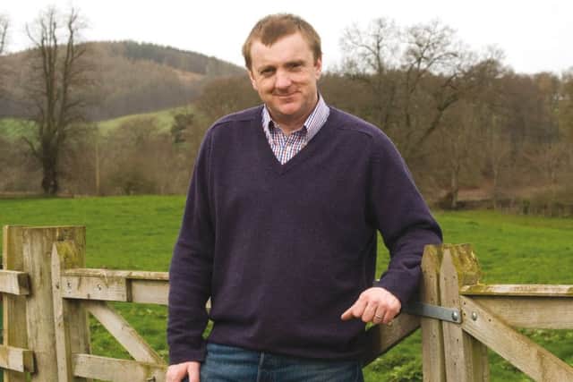 Jim McLaren farms beef cattle in Perthshire and is chairman of Quality Meat Scotland. Picture: Alan Richardson