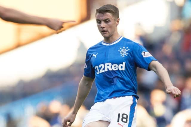 Jordan Rossiter relishes the competition for places at Rangers after putting his injuries behind him. Picture: SNS.