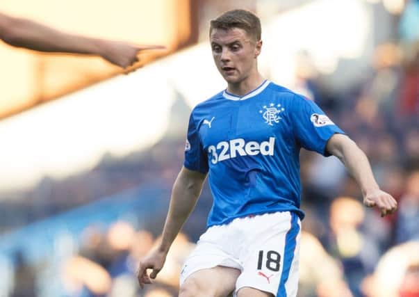 Jordan Rossiter relishes the competition for places at Rangers after putting his injuries behind him. Picture: SNS.