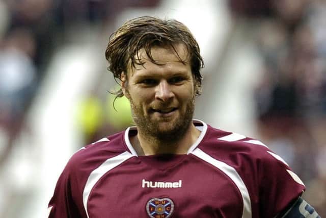 Steven Pressley spent eight years at Hearts during his playing career. Picture: Ian Rutherford