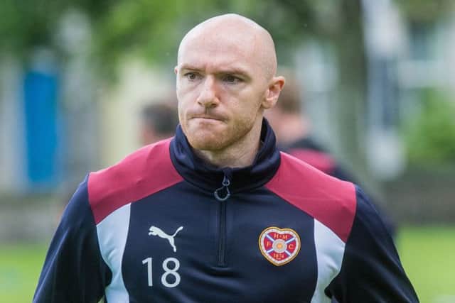 Conor Sammon joins on loan from Hearts. Picture: Ian Georgeson