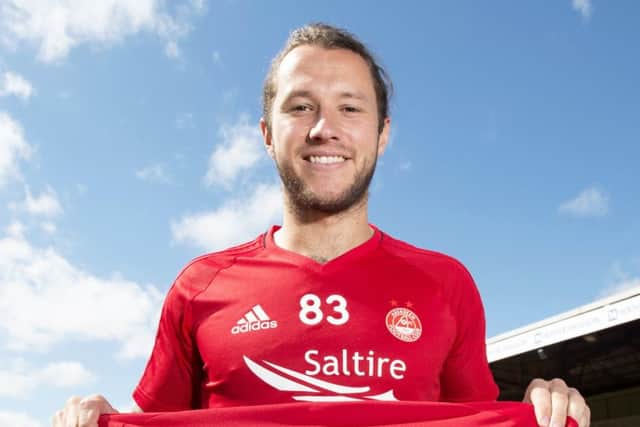 Stevie May has signed a four-year deal at Aberdeen. Picture: SNS.