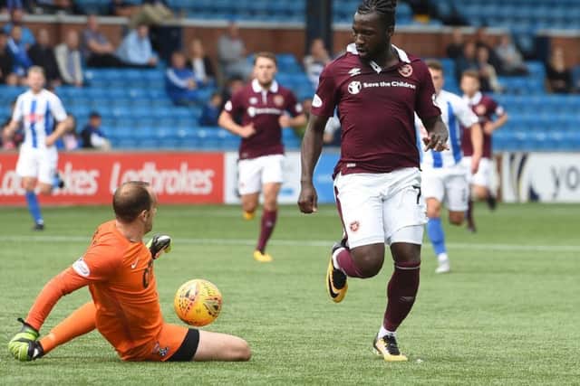 Esmael Conclaves was the match winner for Hearts. Picture: SNS/Craig Foy