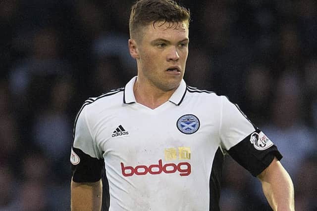 Craig Moore put Ayr United ahead on their way to victory. Picture Craig Foy/SNS
