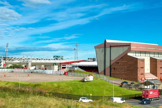 Pittodrie saw the biggest rise of 37 per cent. Picture: SNS