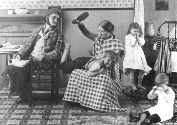 Corporal punishment in the 1890s. Picture: Hulton/Getty