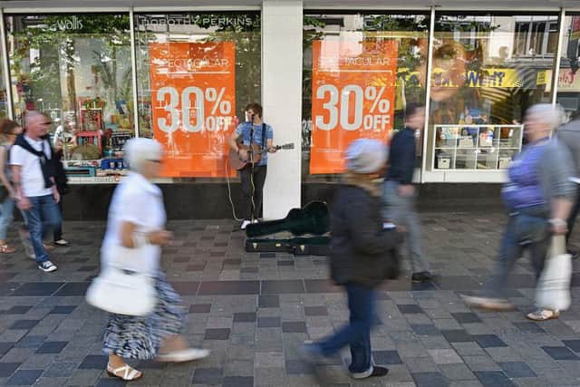 Retial footfall is down in Scotland. Picture: Jeff J Mitchell/Getty Images