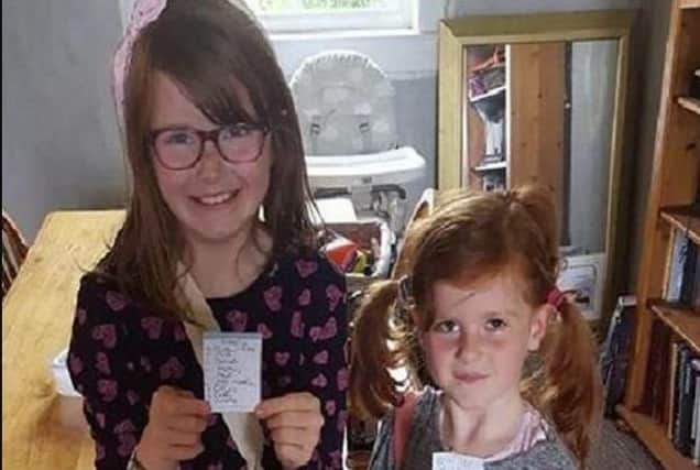 Grace, left, and Kara, were last known to be in the Alyth area. Picture: Police Scotland
