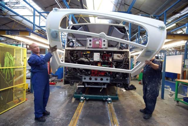 Bank of Scotland pointed to an acceleration in manufacturing output. Picture: Andrew Milligan/PA Wire