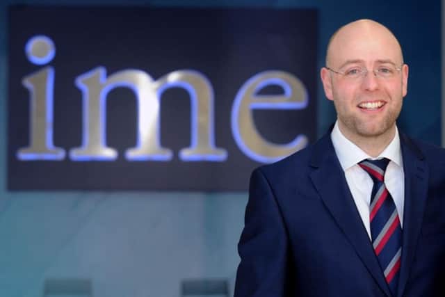 IME Property boss Iain Mercer hailed the firm's pace of growth. Picture: Lisa Ferguson