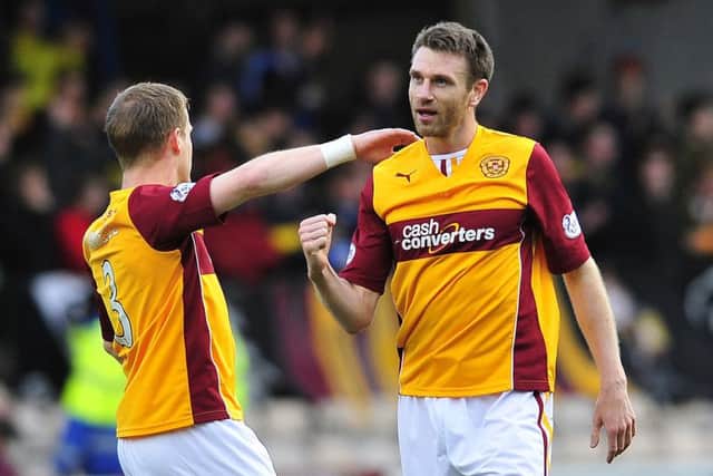 Stephen McManus, right, has decided to hang up his boots. Picture: Robert Perry