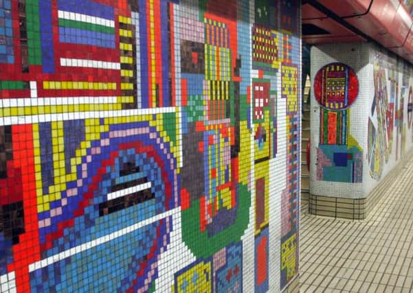 "Tottenham Court Road Central line mosaic" by Eduardo Paolozzi. Picture: Contributed