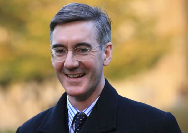 Tory MP Jacob Rees-Mogg sought to play down suggestions that he is considering a bid for the Conservative leadership.  Picture: Jonathan Brady/PA Wire