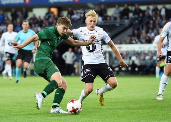 James Forrest has already scored a crucial goal in the Champions League qualifiers this season, in the narrow win at Rosenborg. Craig Williamson/SNS