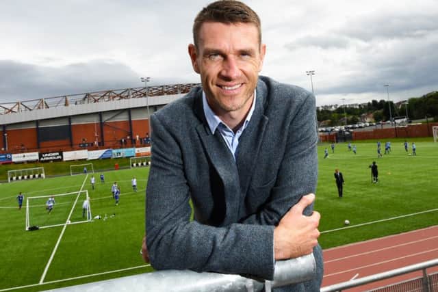 Stephen McManus at Hampden yesterday where 48 young footballers were inducted into the SFAs performance school programme. Picture: SNS.