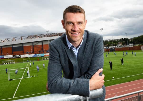 Stephen McManus at Hampden yesterday where 48 young footballers were inducted into the SFAs performance school programme. Picture: SNS.