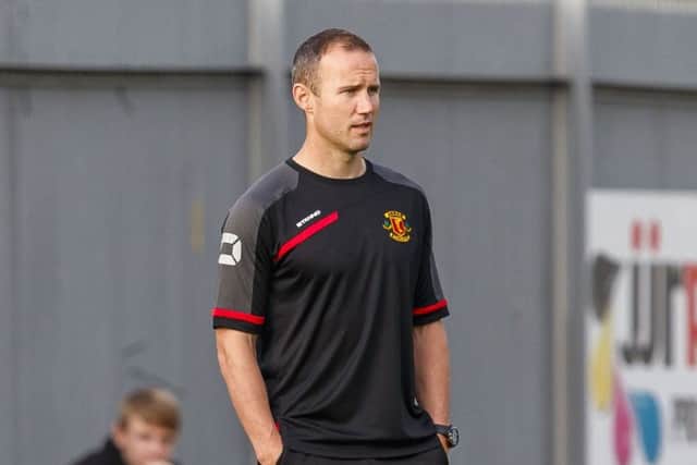 Annan player/manager Peter Murphy is looking for his first win. Picture: SNS.