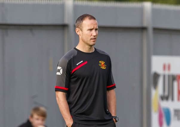 Annan player/manager Peter Murphy is looking for his first win. Picture: SNS.