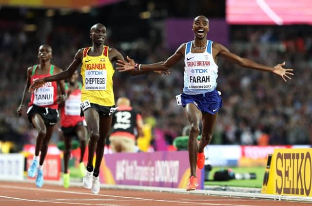 Mo Farah storms to 10,000m gold on the opening day of the World Championships in London
