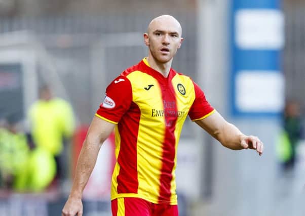 11/08/17 LADBROKES PREMIERSHIP
 PARTICK THISTLE v CELTIC
 FIRHILL - GLASGOW 
 Conor Sammon in action for Partick