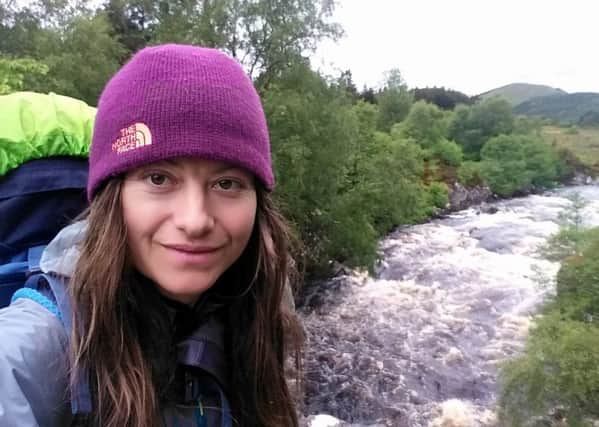 Jane at Oykel Bridge. Picture: Supplied