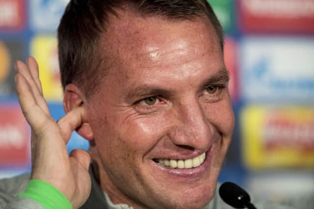 Brendan Rodgers watched his side defeat Astana on Wednesday night. Picture: SNS