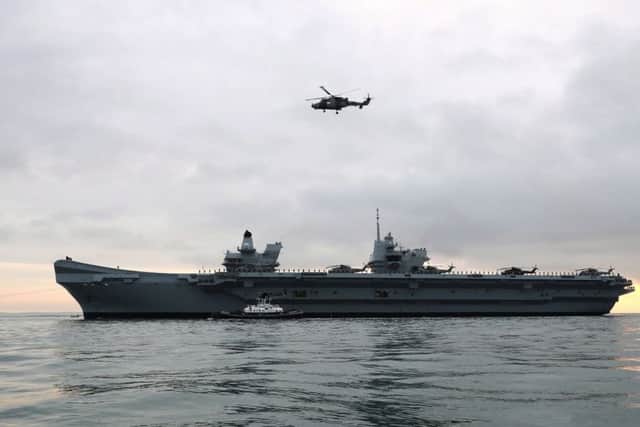 HMS Queen Elizabeth is expected to be the Navy's flagship for at least 50 years. Picture: PA